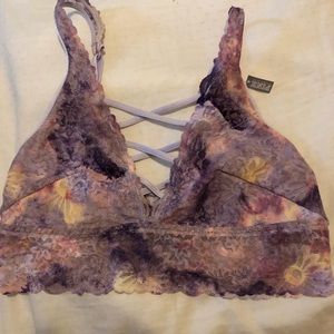 VS PINK Lacey lace ombre bralette